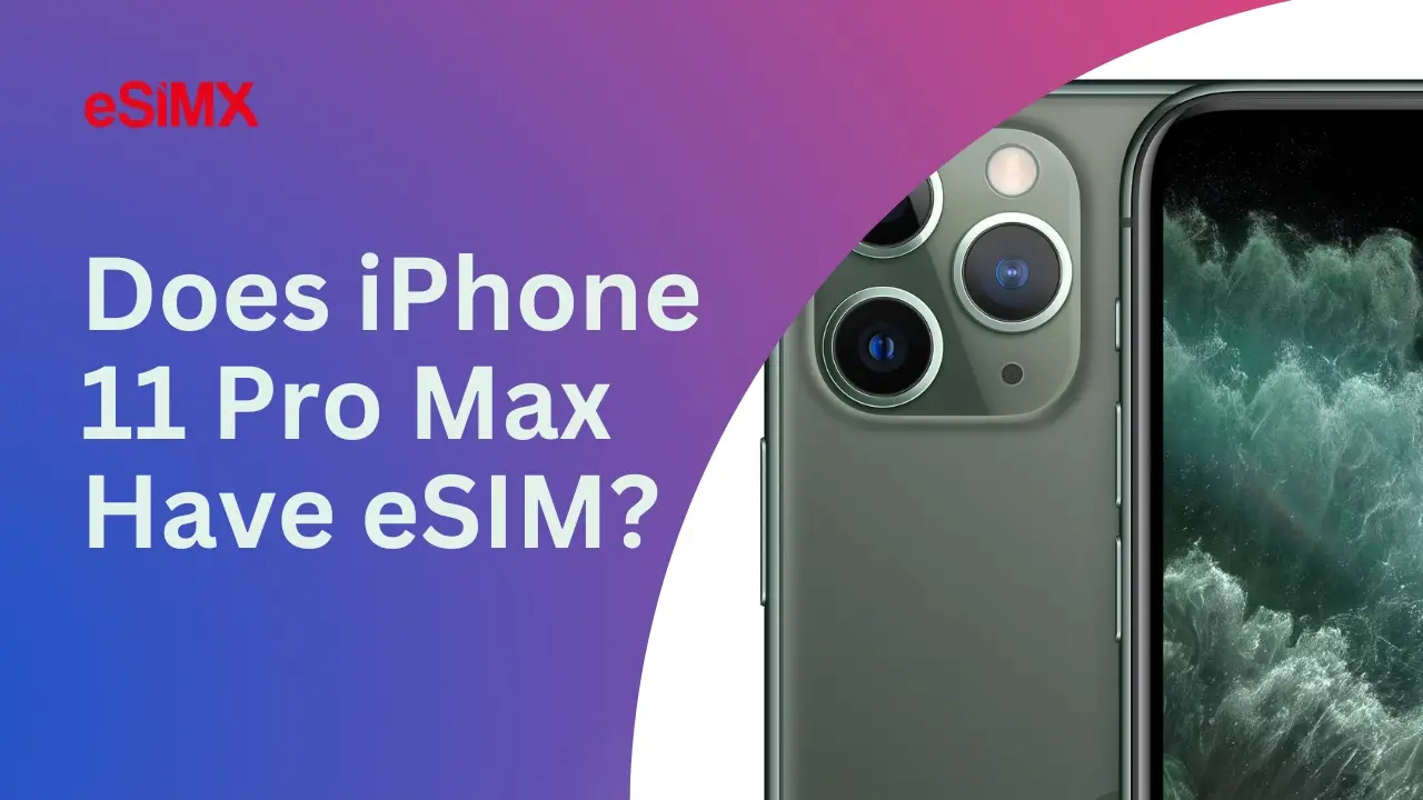 Does iPhone 11 Pro Max Have eSIM? eSIMX