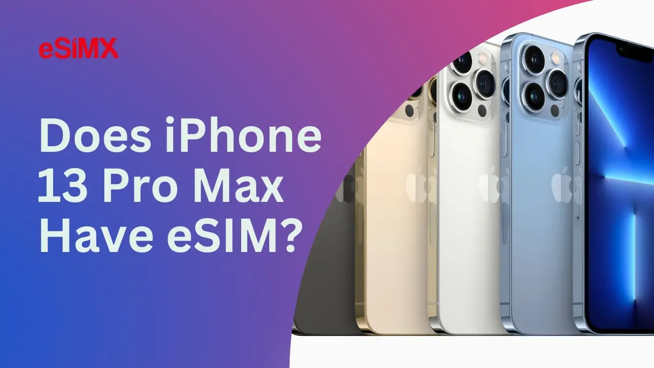 Does iPhone 13 Pro Max Have eSIM