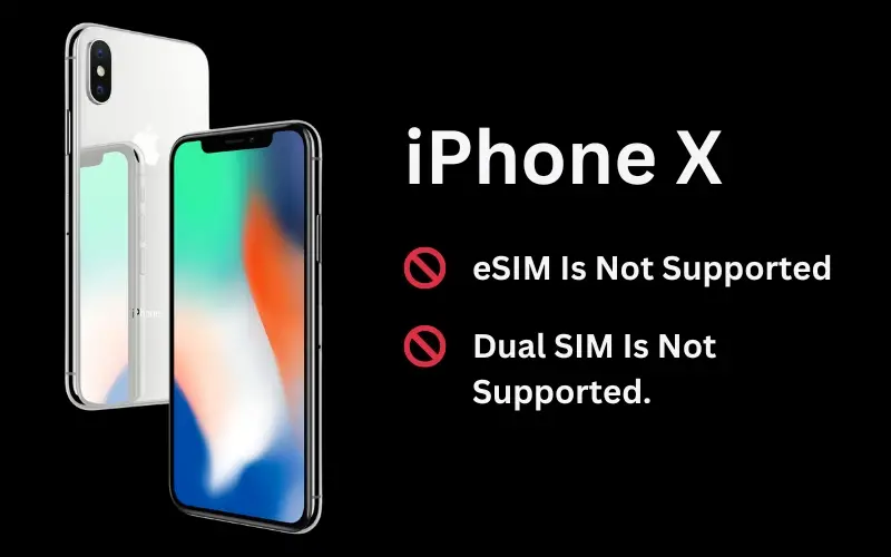 Does iPhone x Have eSIM Capability