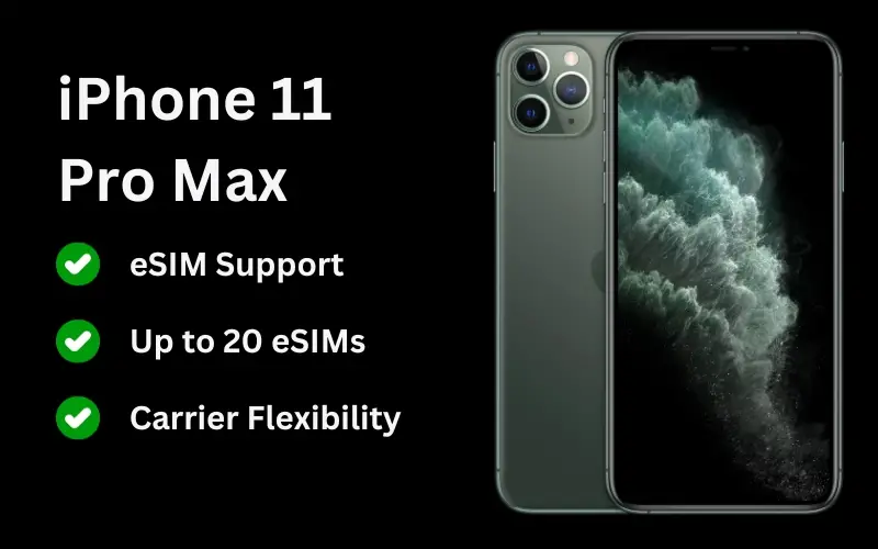 Does iPhone 11 Pro Max Have eSIM? eSIMX